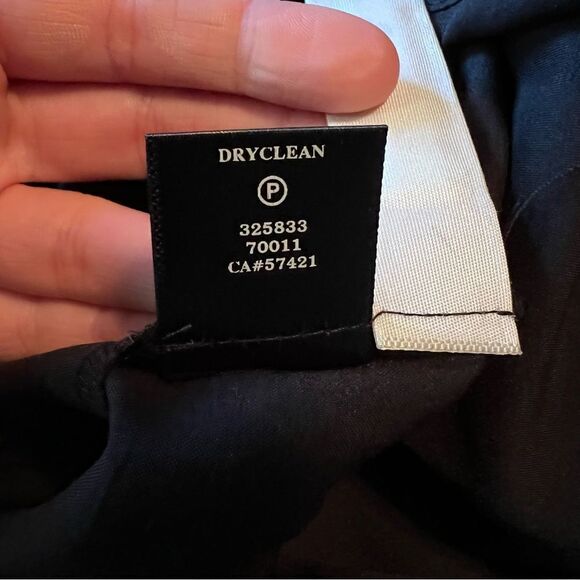 Ann Taylor black long sleeve dress with circle details - Picture 5 of 10